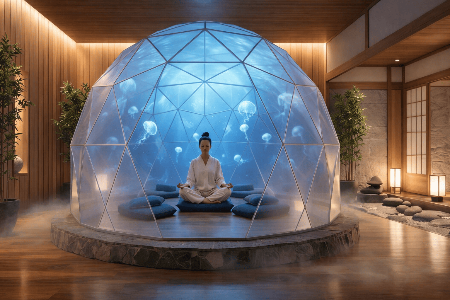 Ellie dome in a wellness spa